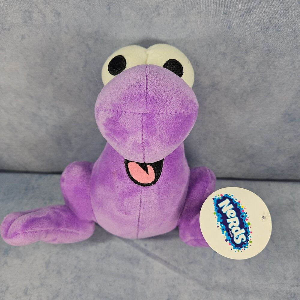 Nerds Candy Purple Mascot Plush Stuffed Toy NEW With Tag